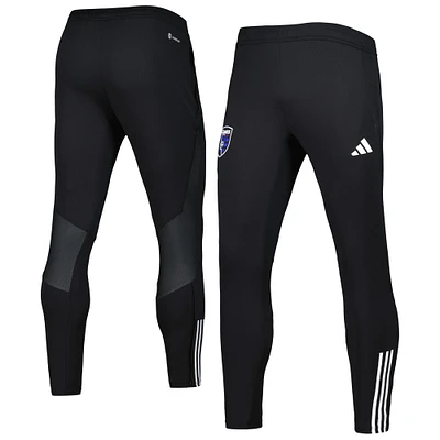 Pantalon d'entraînement AEROREADY adidas San Jose Earthquakes 2023 On-Field Team Crest noir pour homme
