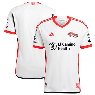 Men's adidas White San Jose Earthquakes 2025 The 50 Kit Authentic Jersey