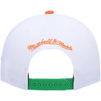 Men's Mitchell & Ness White San Jose Earthquakes Jersey Hook Snapback Hat