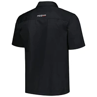 Men's The Wild Collective Black San Jose Earthquakes Utility Button-Up Shirt