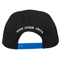 Unisex Live Breathe Futbol Black San Jose Earthquakes Snapback Hat