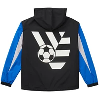 Unisex Live Breathe Futbol Royal San Jose Earthquakes Tekker Half-Zip Anorak Jacket