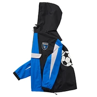 Unisex Live Breathe Futbol Royal San Jose Earthquakes Tekker Half-Zip Anorak Jacket