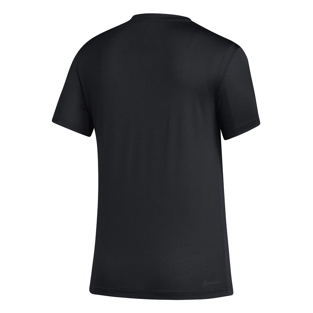 T-shirt adidas San Jose Earthquakes AEROREADY Club Icon pour femme, noir