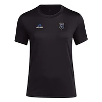 Women's adidas Black San Jose Earthquakes Local Stoic AEROREADY T-Shirt