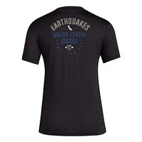 Women's adidas Black San Jose Earthquakes Local Stoic AEROREADY T-Shirt