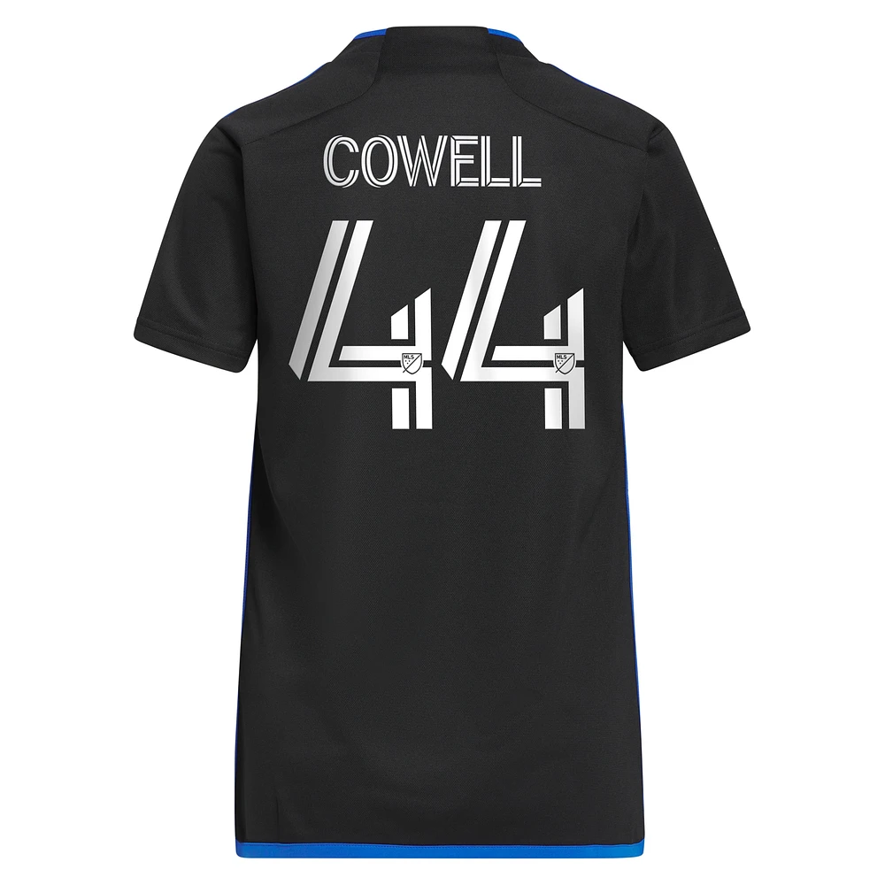 Women's adidas Cade Cowell Blue San Jose Earthquakes 2023 Active Fault Jersey Replica