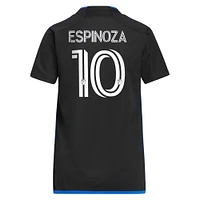 Women's adidas Cristian Espinoza Blue San Jose Earthquakes 2023 Active Fault Jersey Replica