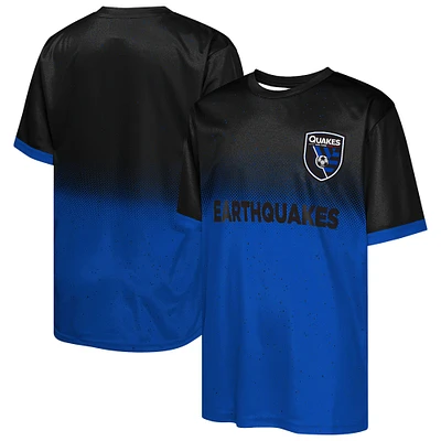 T-shirt noir pour jeunes de l'équipe défense Stalwart des San Jose Earthquakes