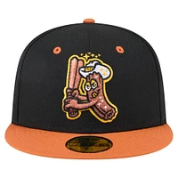 Casquette ajustée 59FIFTY Copa de la Diversión New Era pour hommes, noir/orange, San Jose Giants