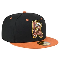 Casquette ajustée 59FIFTY Copa de la Diversión New Era pour hommes, noir/orange, San Jose Giants