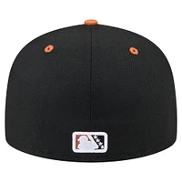 Casquette ajustée 59FIFTY Copa de la Diversión New Era pour hommes, noir/orange, San Jose Giants