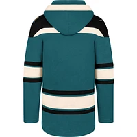 Sweat à capuche Superior Lacer '47 Sarcelle pour hommes des Sharks de San Jose