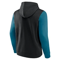 Men's Black San Jose Sharks Deliver Fleece Pullover Hoodie