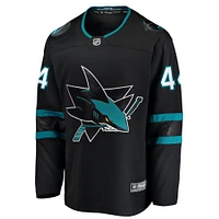 Men's Fanatics Marc-Edouard Vlasic Black San Jose Sharks  Premier Breakaway Player Jersey