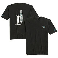 T-shirt Spencer chiné San Jose Sharks anthracite pour homme Johnnie-O