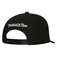 Men's Mitchell & Ness Black San Jose Sharks Core Team Ground Pro Adjustable Hat