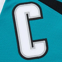 Maillot de jeu puissance Patrick Marleau Teal San Jose Sharks 2003-04 pour homme