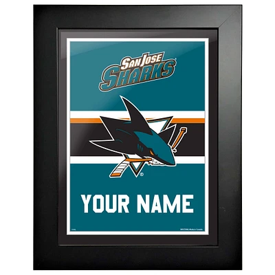 San Jose Sharks - 12'' x 16'' Team Personalization Picture Frame