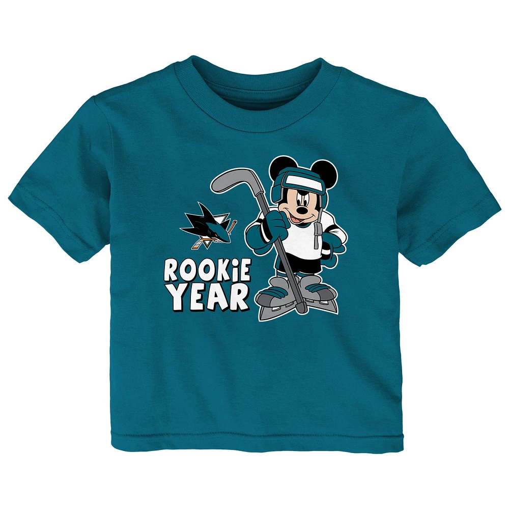 Toddler San Jose Sharks Disney Rookie Year T-Shirt & Shorts Set