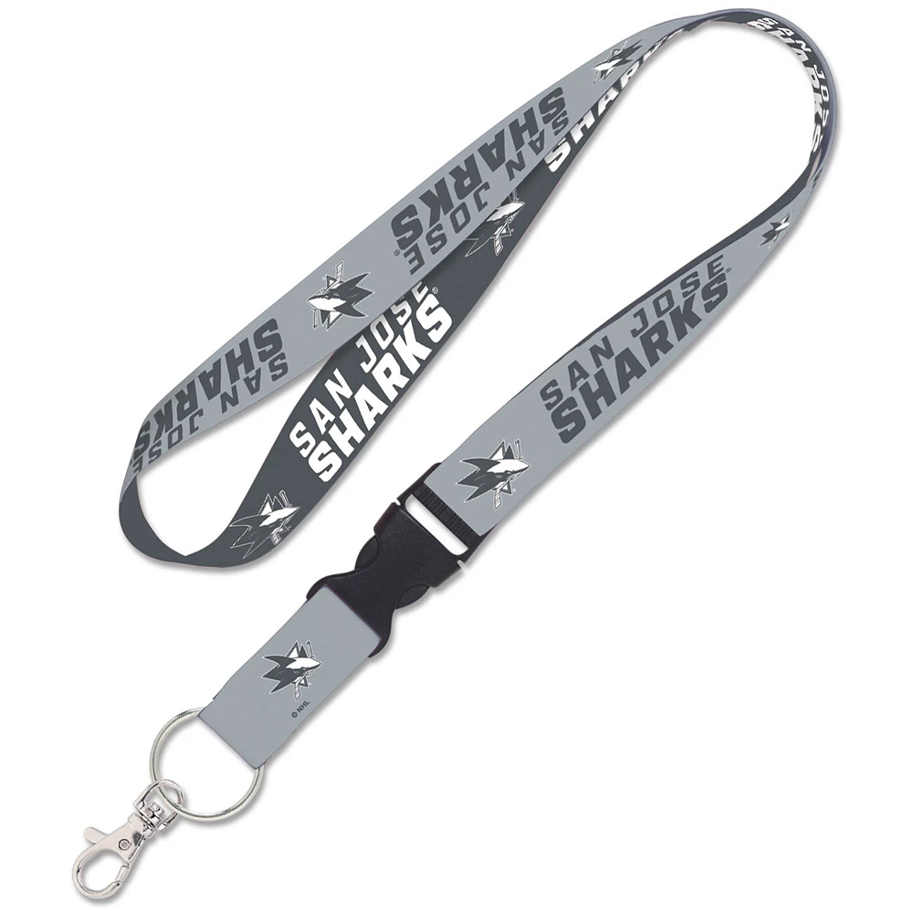 WinCraft San Jose Sharks Charbon - Lanière