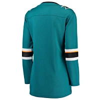 Women's Fanatics Teal San Jose Sharks Breakaway Home Jersey