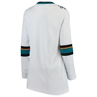 Women's Fanatics White San Jose Sharks Away Breakaway Jersey
