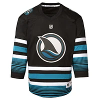 Youth Black San Jose Sharks Alternate Replica Jersey