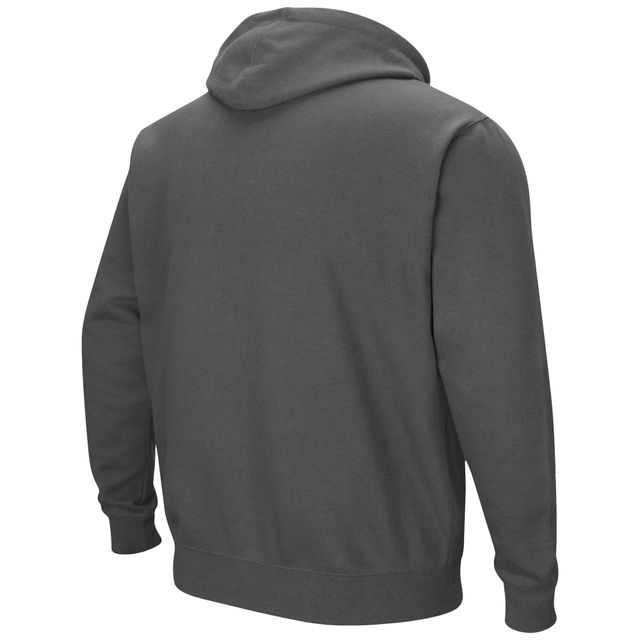 Chandail à capuchon Colosseum Charcoal San Jose State Spartans Arch et Logo pour hommes
