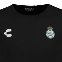 Men's Charly  Black Santos Laguna 2024/25 T-Shirt