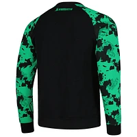 Men's Charly  Black Santos Laguna Raglan Pullover Sweatshirt