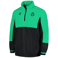 Men's Charly  Green Santos Laguna Outdoor Quarter-Zip Jacket