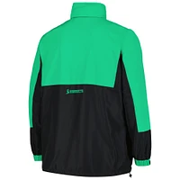 Men's Charly  Green Santos Laguna Outdoor Quarter-Zip Jacket