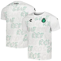 Men's Charly  White Santos Laguna DRY FACTOR 2023/24 Training T-Shirt