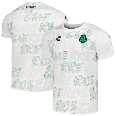 Men's Charly  White Santos Laguna DRY FACTOR 2023/24 Training T-Shirt