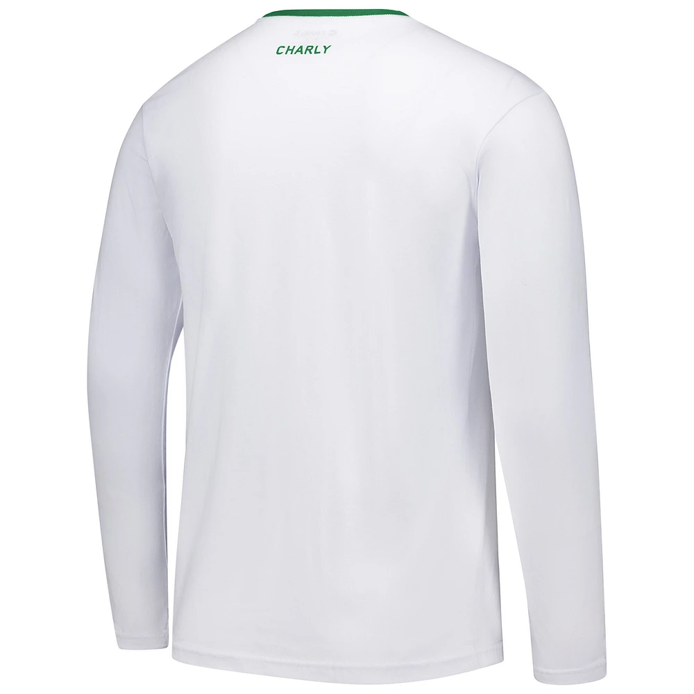 Men's Charly  White Santos Laguna Long Sleeve T-Shirt