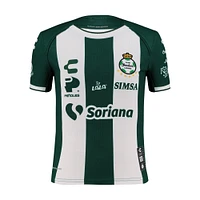 Maillot Charly Vert/Blanc Santos Laguna 2024/25 Domicile Authentique Enfant