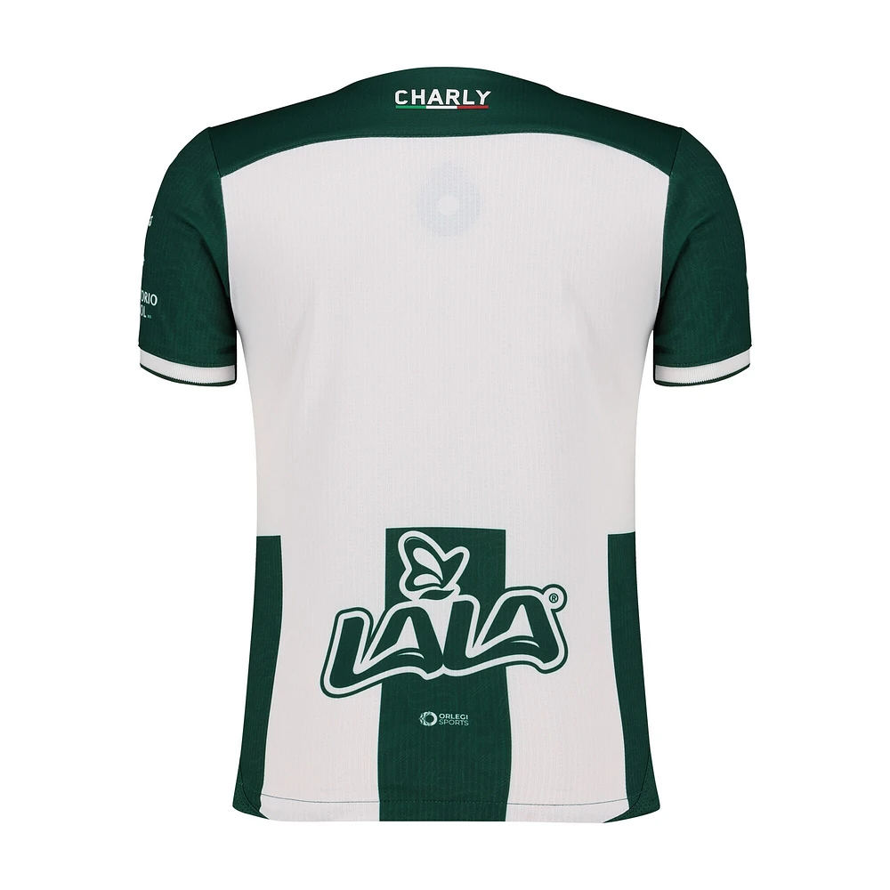 Maillot Charly Vert/Blanc Santos Laguna 2024/25 Domicile Authentique Enfant