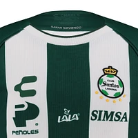 Maillot Charly Vert/Blanc Santos Laguna 2024/25 Domicile Authentique Enfant