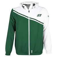 Men's New Era Green Saskatchewan Roughriders Pinnacle Woven Ripstop Full-Zip Jacket