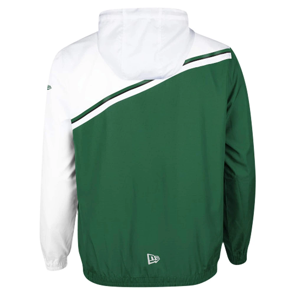 Men's New Era Green Saskatchewan Roughriders Pinnacle Woven Ripstop Full-Zip Jacket