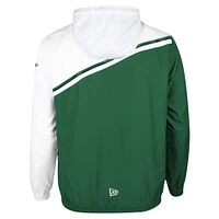 Men's New Era Green Saskatchewan Roughriders Pinnacle Woven Ripstop Full-Zip Jacket