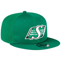 Men's New Era  Green Saskatchewan Roughriders Sideline 9FIFTY Snapback Hat