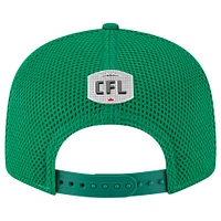 Men's New Era  Green Saskatchewan Roughriders Sideline 9FIFTY Snapback Hat