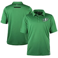 Men's New Era  Green Saskatchewan Roughriders Sideline Roster Performance Polo