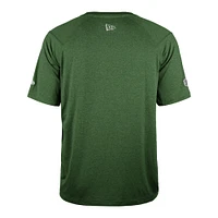 Men's New Era  Green Saskatchewan Roughriders Sideline Varsity Performance T-Shirt