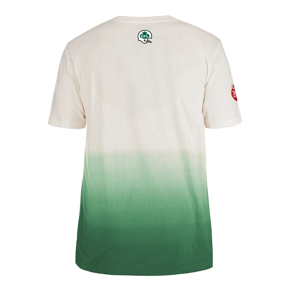 Men's New Era Kelly Green/Cream Saskatchewan Roughriders Turf Traditions T-Shirt