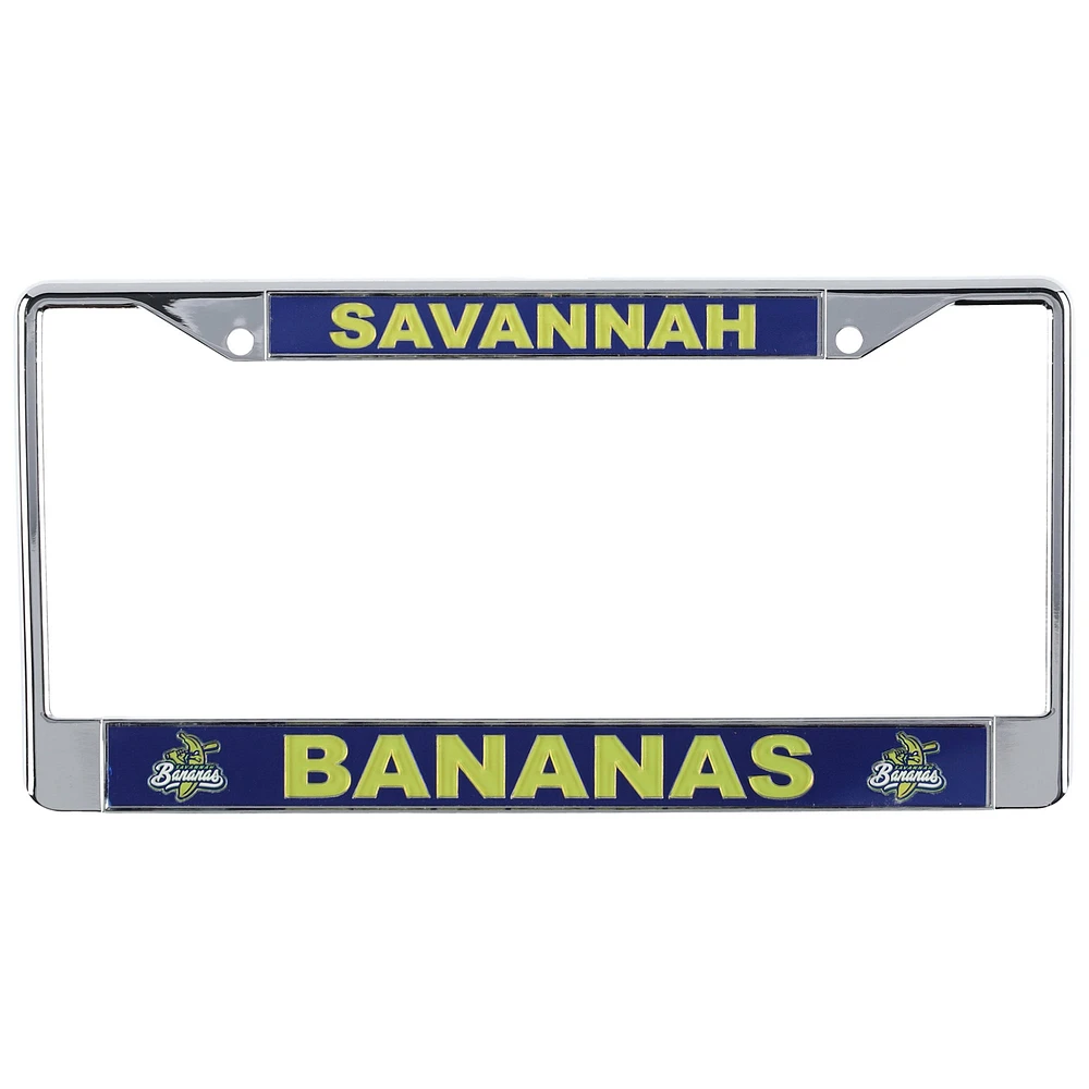 WinCraft Savannah Bananas Laser Cut Metal License Plate Frame
