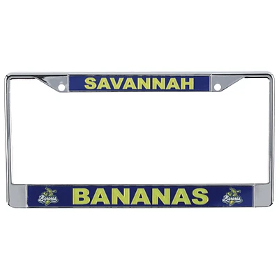 WinCraft Savannah Bananas Laser Cut Metal License Plate Frame