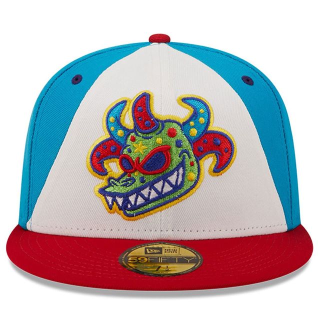 Casquette ajustée New Era pour homme Scranton/Wilkes-Barre Vejigantes Copa de la Diversion 59FIFTY bleu/rouge